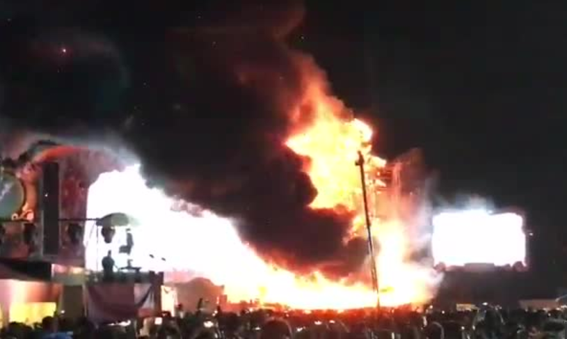 Spagna, incendio durante ‘Tomorrowland’: 22mila evacuati
