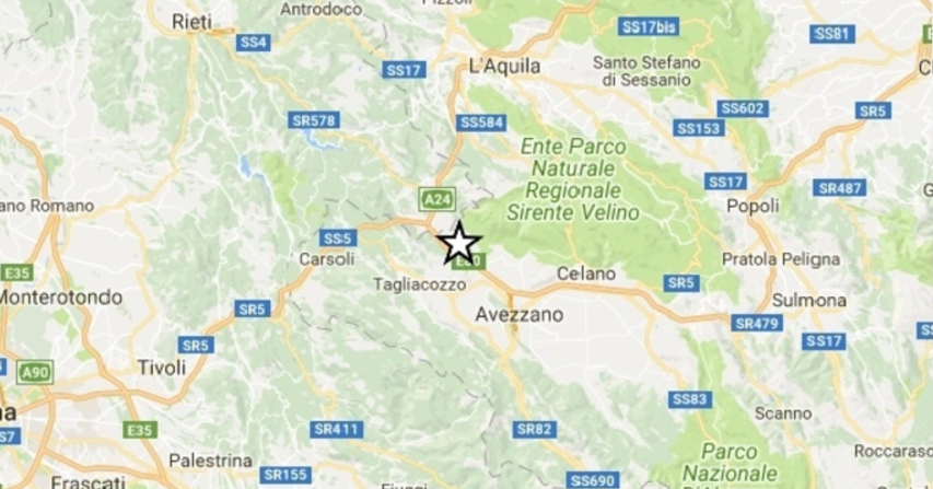 Trema l’Abruzzo: scossa 3.9 nella Marsica