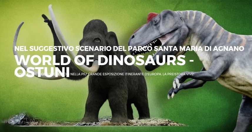 "I dinosauri e i giganti dell’era glaciale" fino al 15 ottobre al Parco di Santa Maria di Agnano