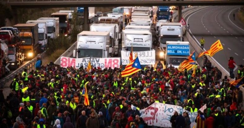 Sciopero in Catalogna: scuole chiuse e trasporto bloccato