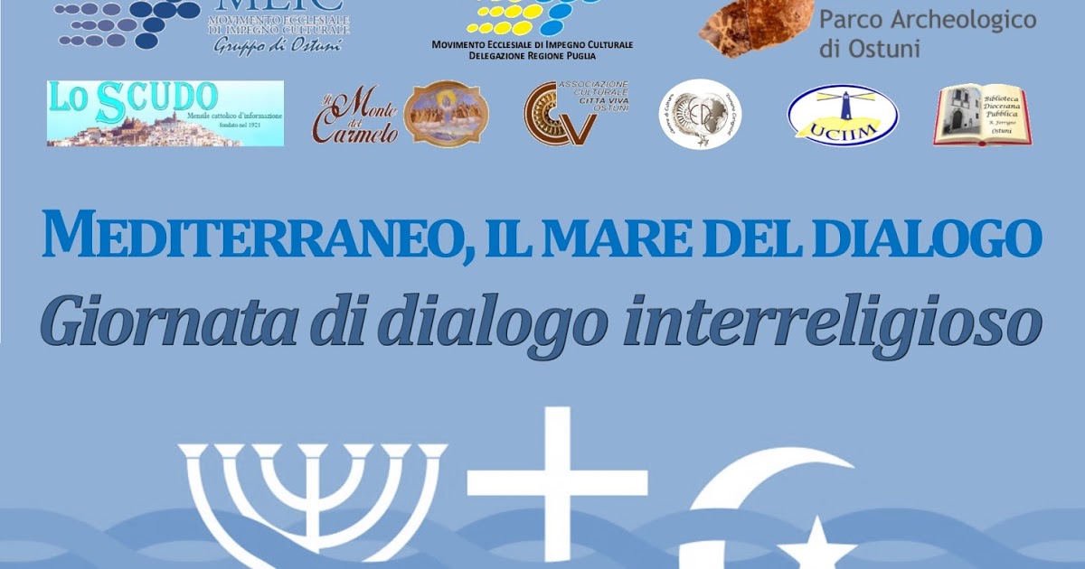 Ostuni: domenica 12 novembre l’incontro "Mediterraneo, il mare del dialogo: Giornata di dialogo interreligioso"