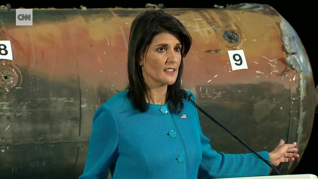 Haley: Missile debris 'proof' of Iran's UN violations