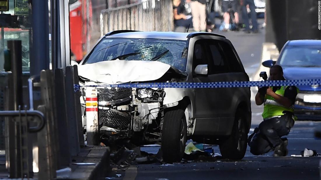 Car plows into Christmas shoppers in Melbourne, Australia