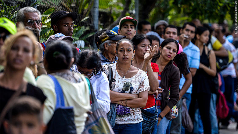 Half the Venezuelan economy has disappeared