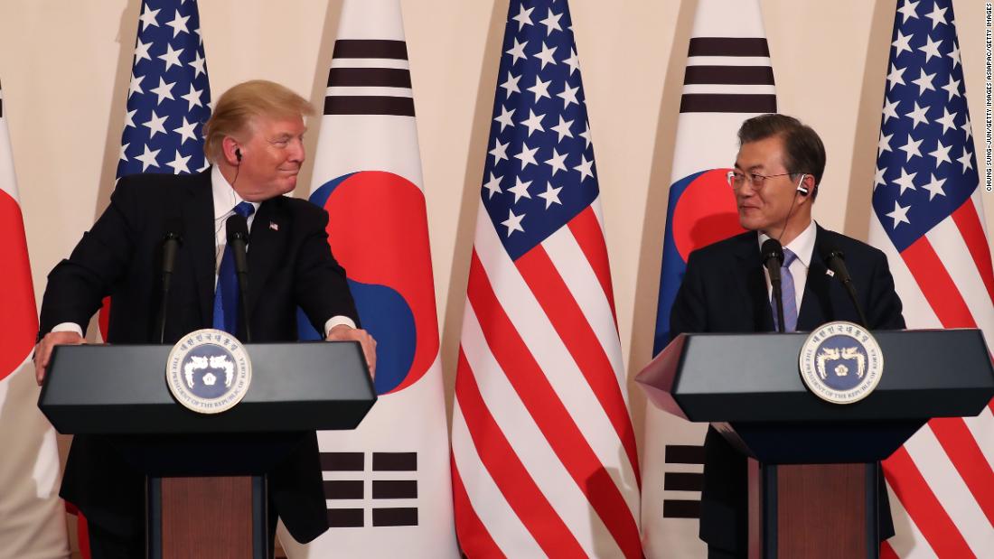 Trump tells Seoul he's open to talks with North Korea