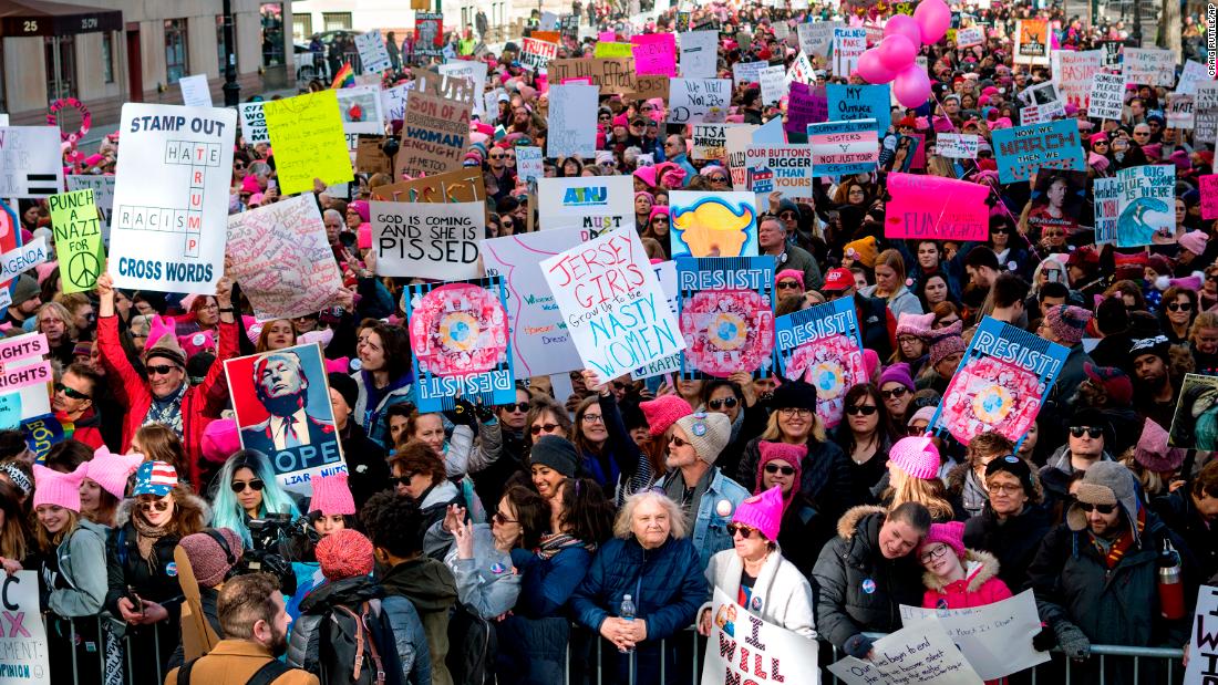 Here are the signs of the Women's March