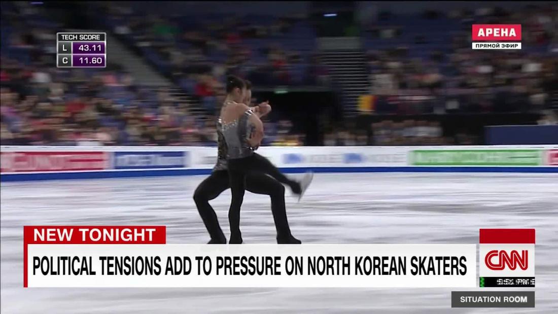 Political tensions pressure North Korean skaters