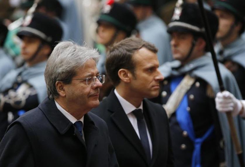 Italia-Francia: Gentiloni e Macron, patto sia matrice rifondazione Ue
