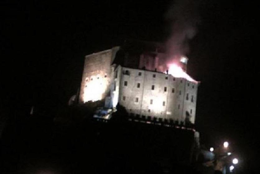 L’Abbazia di San Michele in fiamme