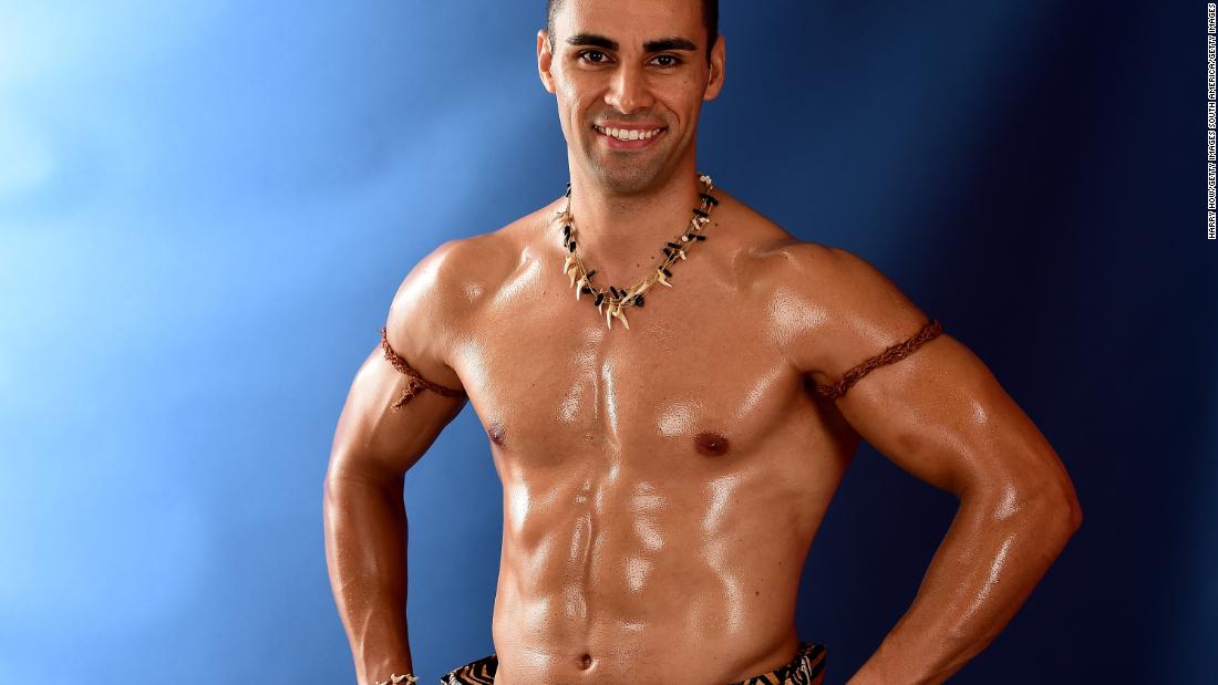 The shirtless Tongan is back