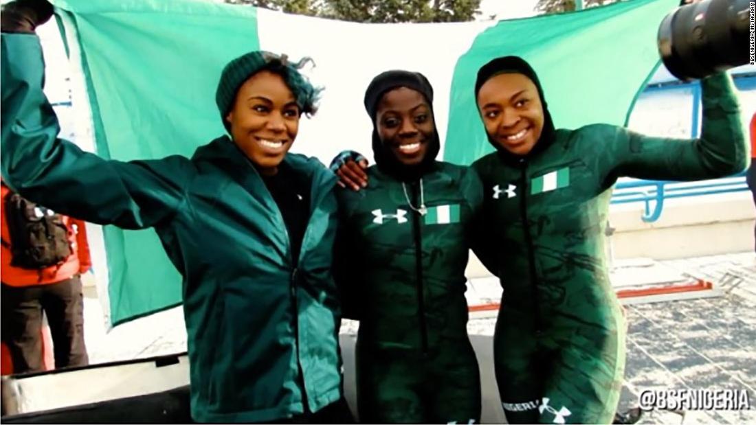 Nigerian women's bobsled team make Winter Olympic history