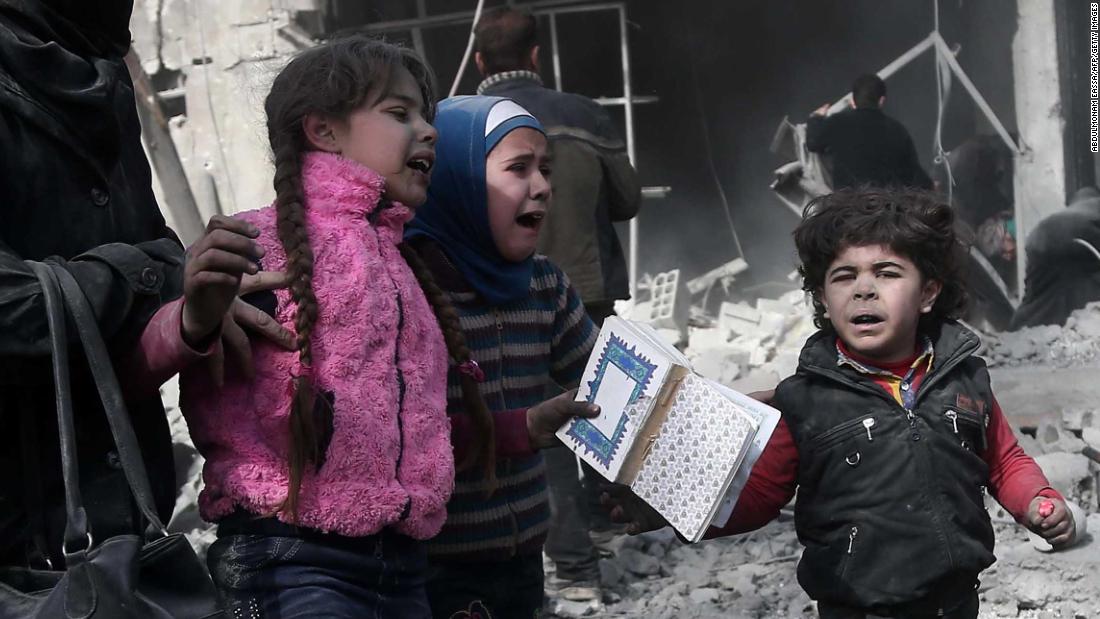 UNICEF's statement on children's suffering in Syria is "_____________"