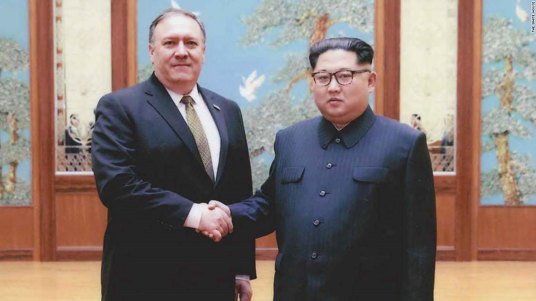 White House releases photos of Kim Jong Un and Pompeo