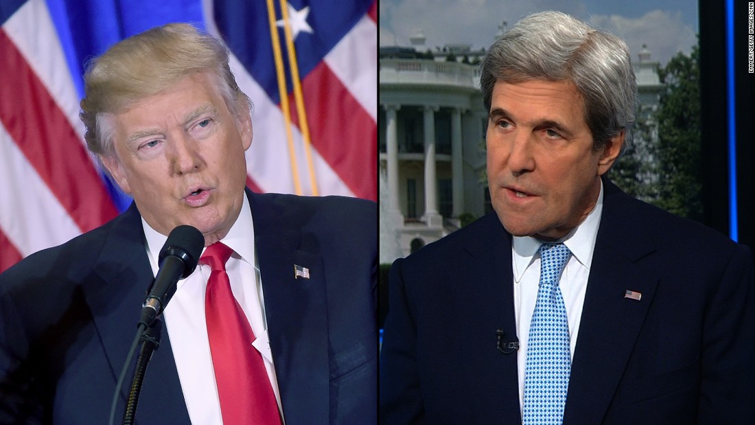 Trump slams Kerry over 'shadow diplomacy' to save accord