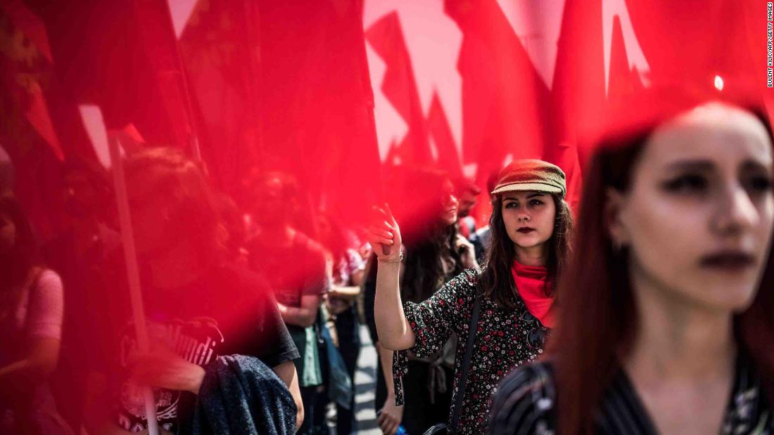 May Day protesters demand better rights for workers