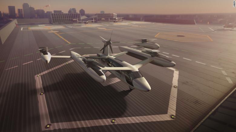 Uber invests millions to build flying taxis in France
