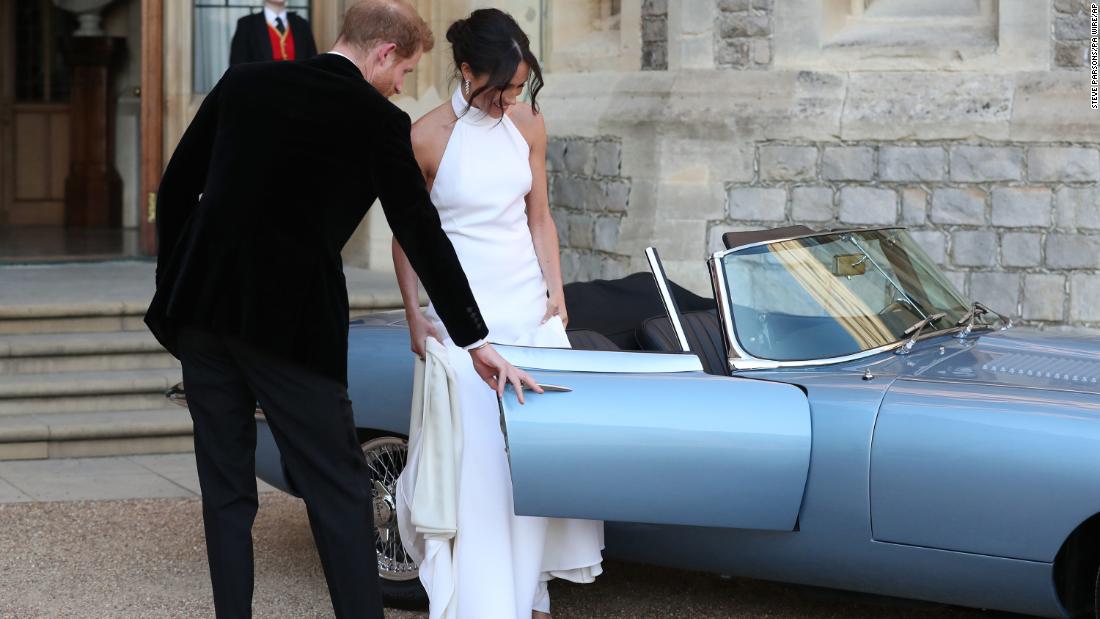 Meghan debuts Stella McCartney gown for evening reception