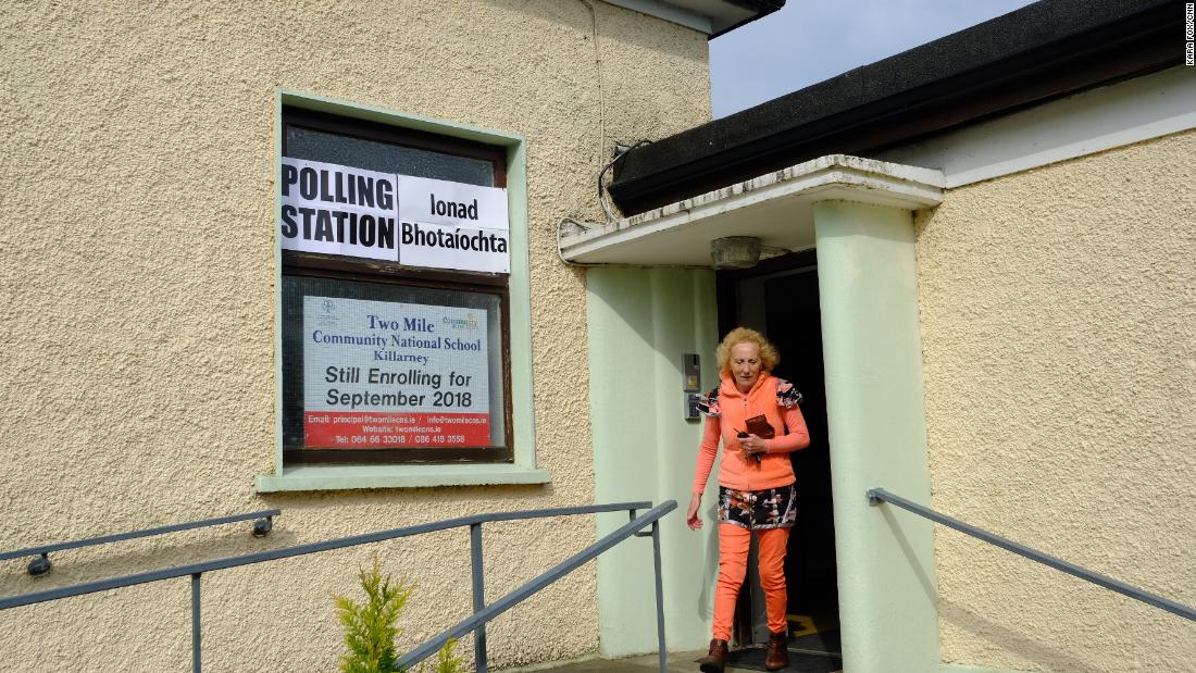 Voters cast ballots in landmark Irish abortion referendum