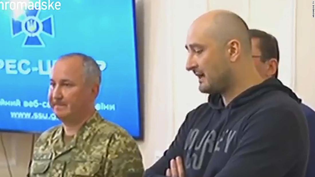Putin critic reported to have been shot dead says murder was faked by Ukrainian security services to foil assassination plot