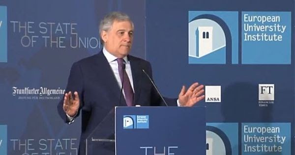 Tajani: "Un’Europa più politica per riavvicinare i cittadini alle istituzioni"