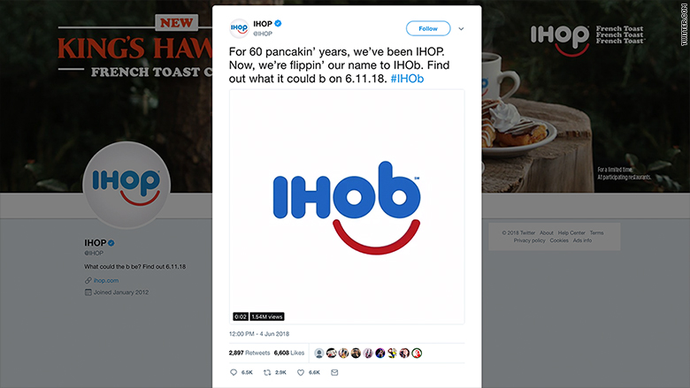 IHOP finally told us why it's switching to IHOb