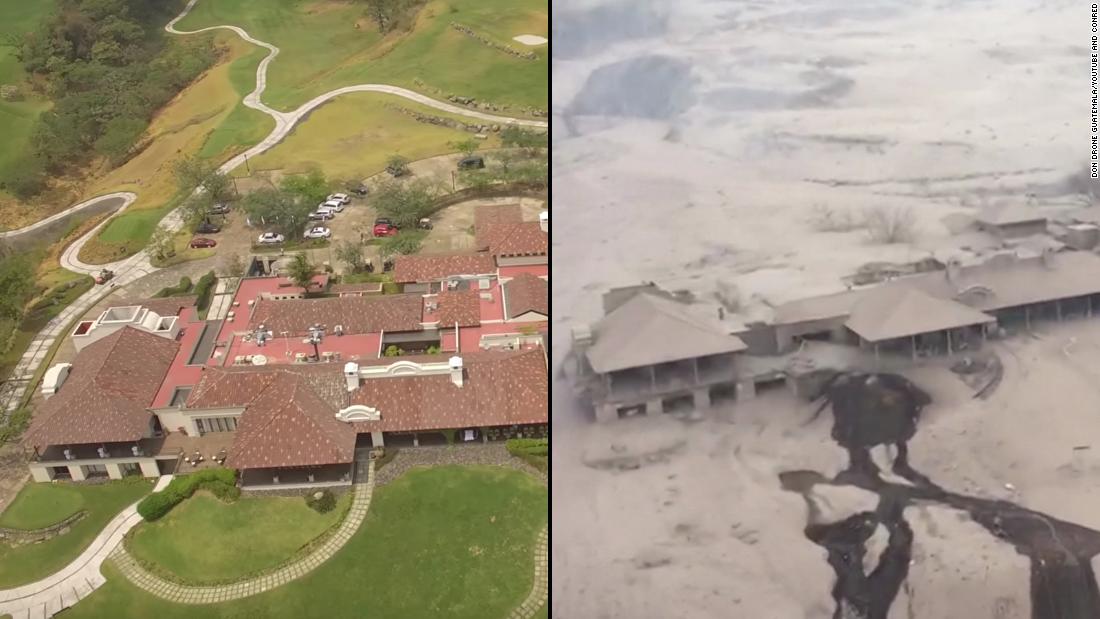 Guatemala hotel that proudly touted its volcano views is now covered in ash