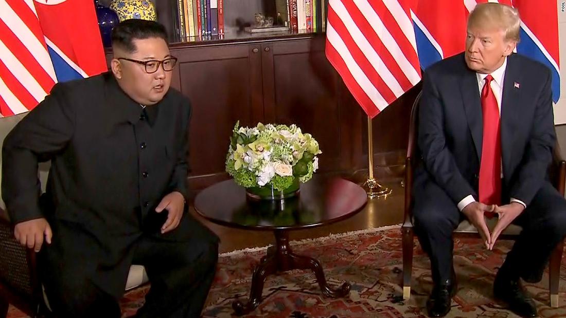 Watch Trump and Kim Jong Un speak before summit