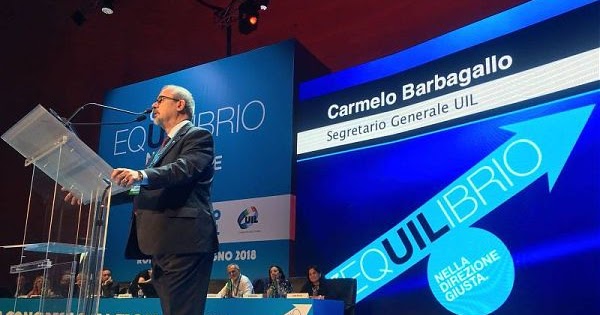 Uil: Carmelo Barbagallo rieletto segretario generale del sindacato