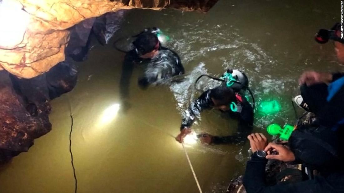 Rescuers may have to teach boys to dive to get them out of the cave