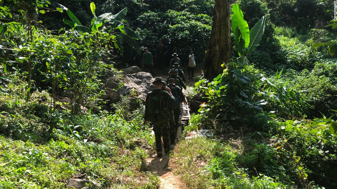 Rescue operation scours jungle for access to cave from above
