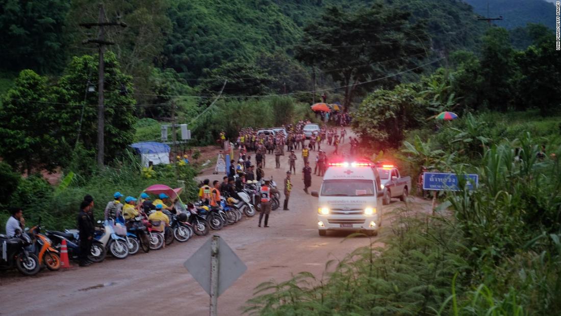 Thai cave rescue: First of the trapped boys emerge