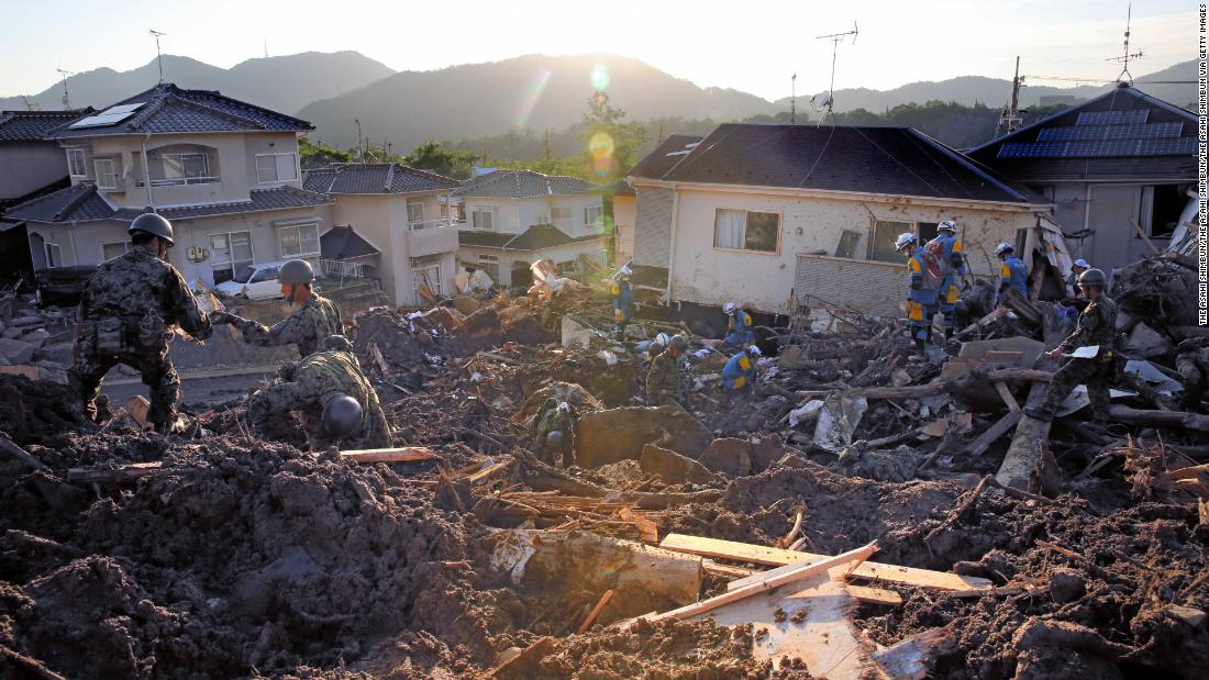 Killer heat latest misery for flooded Japan