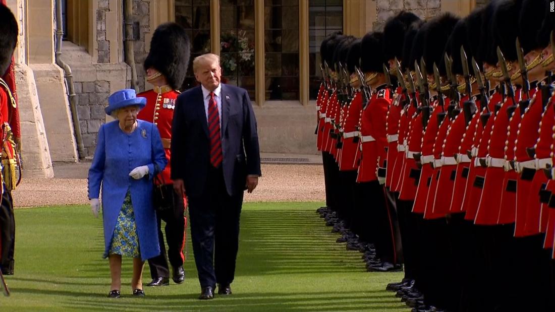 Trump's walk with the Queen: Like 'wandering up and down a golf course'