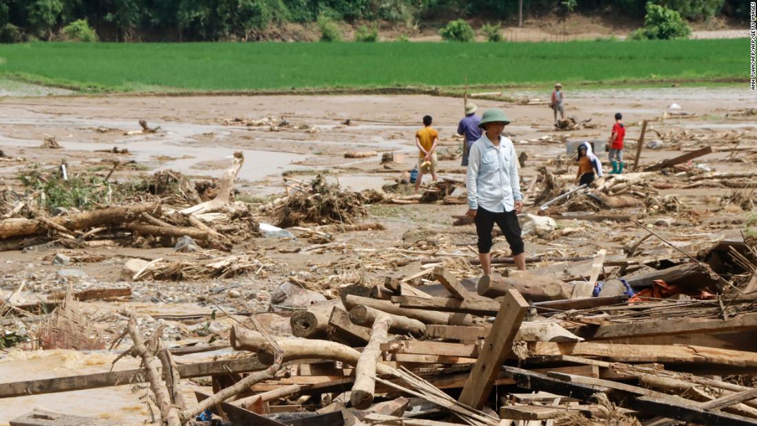 Deadly flooding in Vietnam and 190,000 evacuated from Shanghai