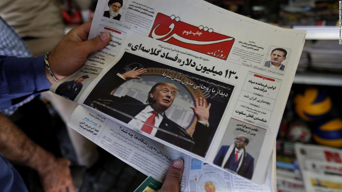 Trump snaps back Iran sanctions to 'change Tehran'