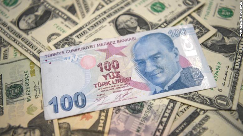 A currency meltdown in Turkey threatens Europe