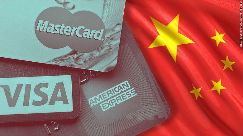 Why American credit card companies can't break into China