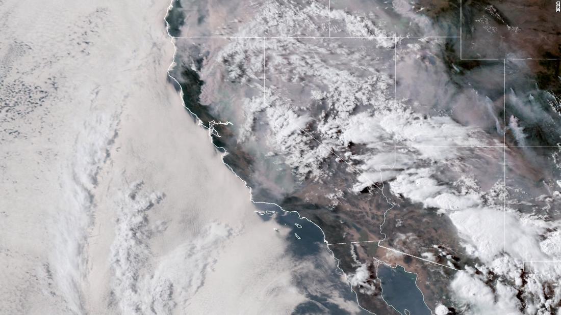 See 'apocalyptic' wildfires from space