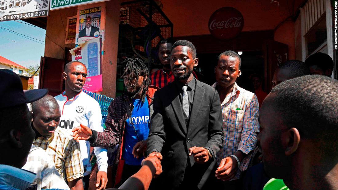 Pop star MP Bobi Wine charged with treason in Uganda