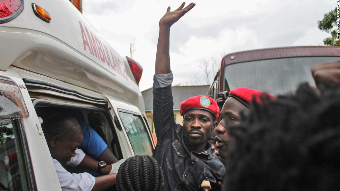 Ugandan pop star-turned-MP arrives in the US after his arrest in his home country