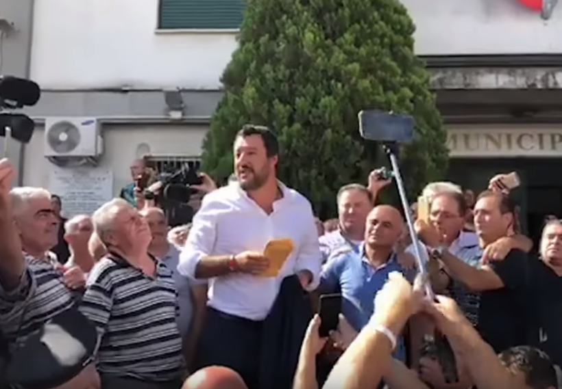 Mafia, Salvini a San Luca: "Non vi abbandono"