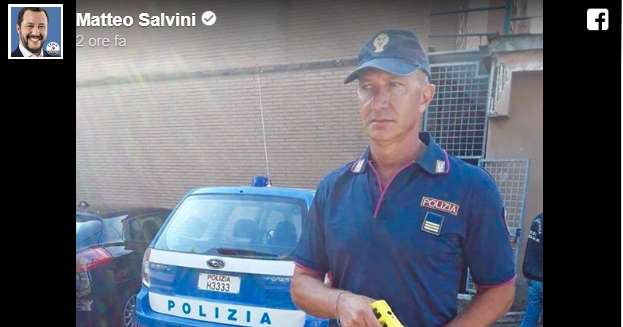 Taser, Salvini: buone notizie da Milano e Catania