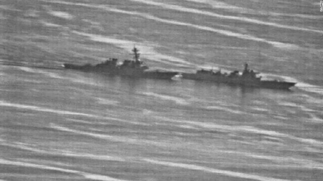 Photos show how close Chinese warship came to colliding with US destroyer