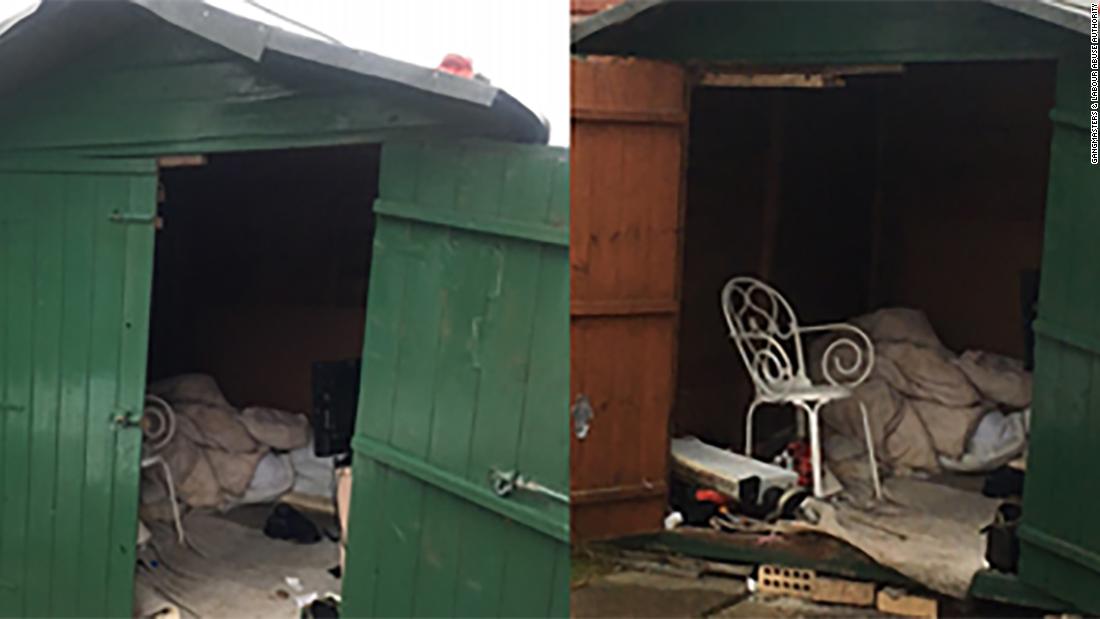 Man rescued after 'living in six-foot shed for 40 years'