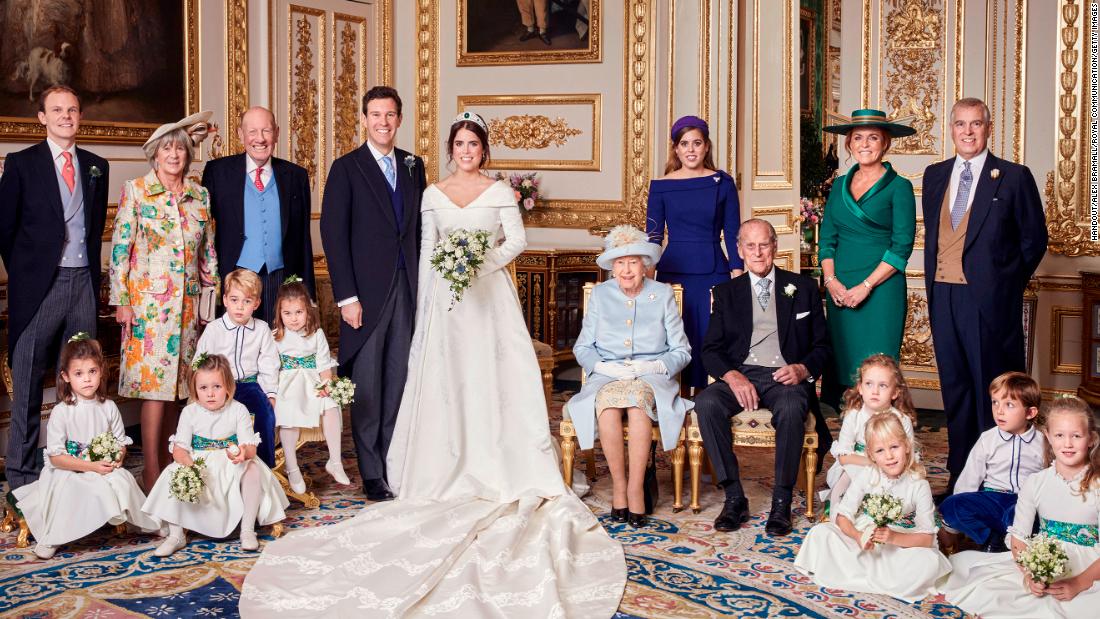 Britain's Princess Eugenie and Jack Brooksbank release official wedding photographs