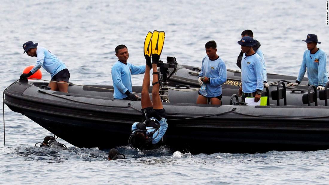 Lion Air plane's landing gear, part of aircraft body found