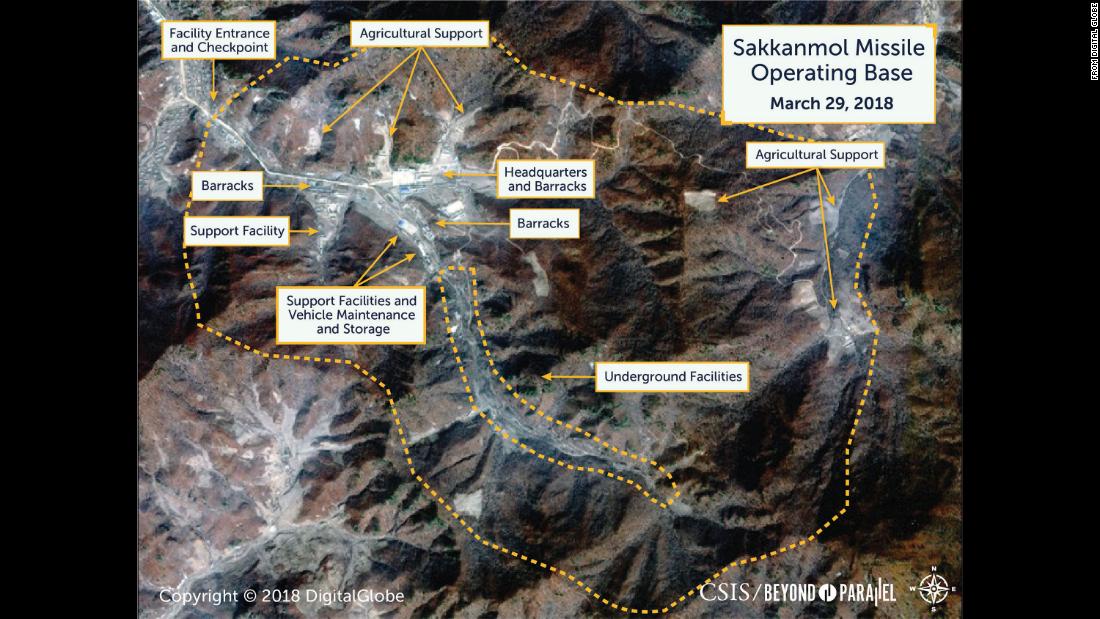 Satellite images reveal hidden North Korean missile bases