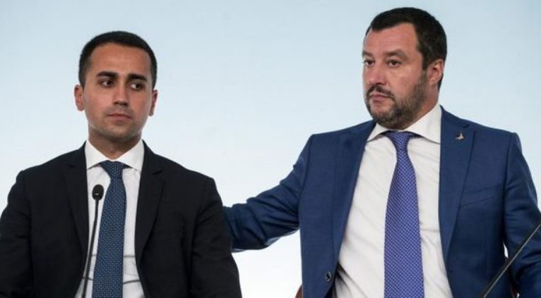 Salvini e Di Maio in c’eravamo poco alleati