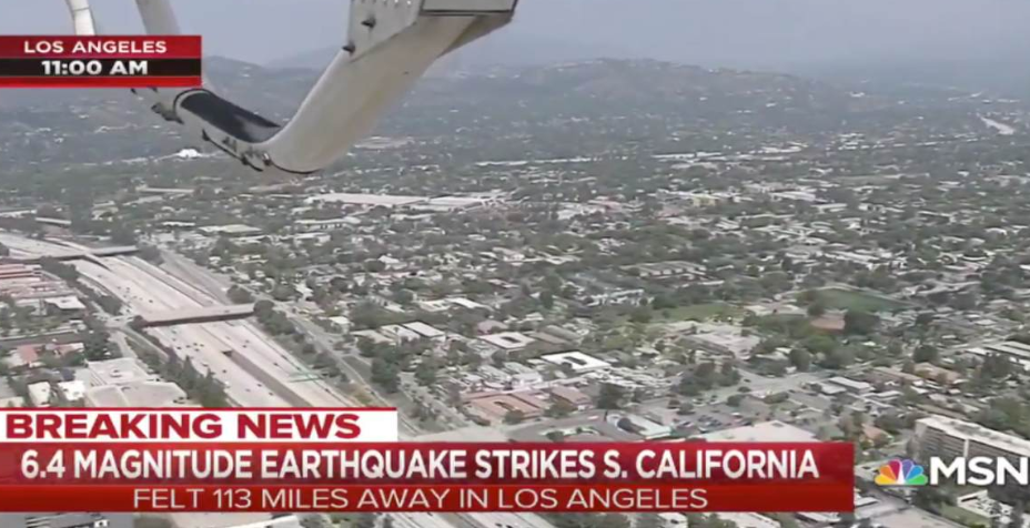 Forti scosse di terremoto in California: gente per strada a Los Angeles e Las Vegas