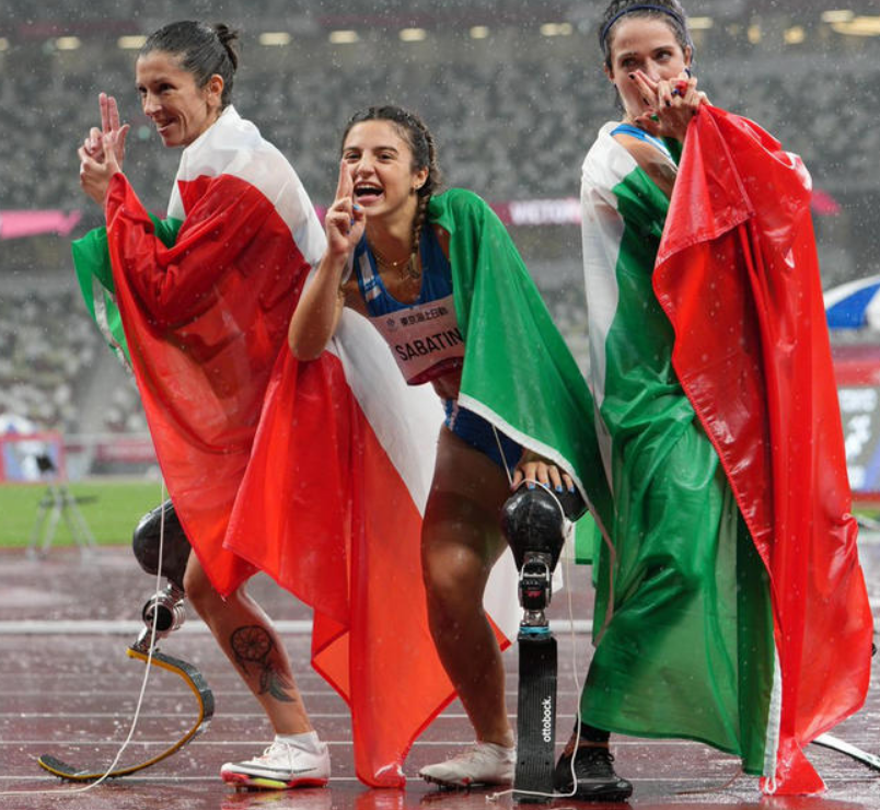 Paralimpiadi: storica tripletta azzurra nei 100 metri donne